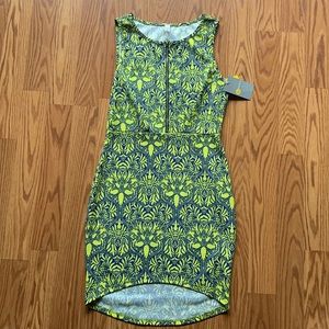 Blue with Yellow New Dress